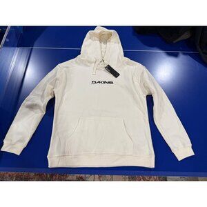 Dakine Canyon Hoodie Cream With Kangaroo Pocket & Drawstring Hood Cotton/Polyest